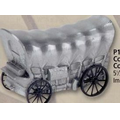 5-1/2"x2-3/4"x3-1/2" Conestoga Covered Wagon Genuine Metal Bank